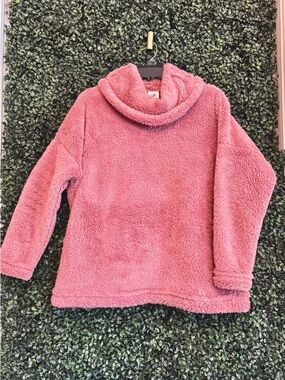 Cabi Cozy Pink Sherpa Pullover